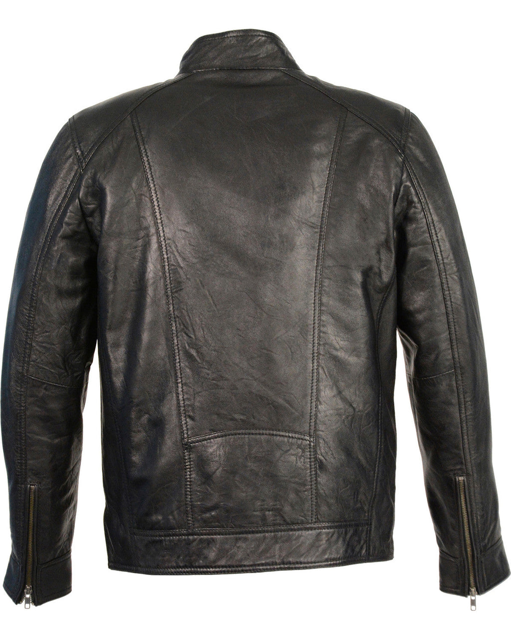Men’s Sheepskin Moto Leather Jacket | Ultra-Supple Lightweight Biker Outerwear | Full Grain Apparel