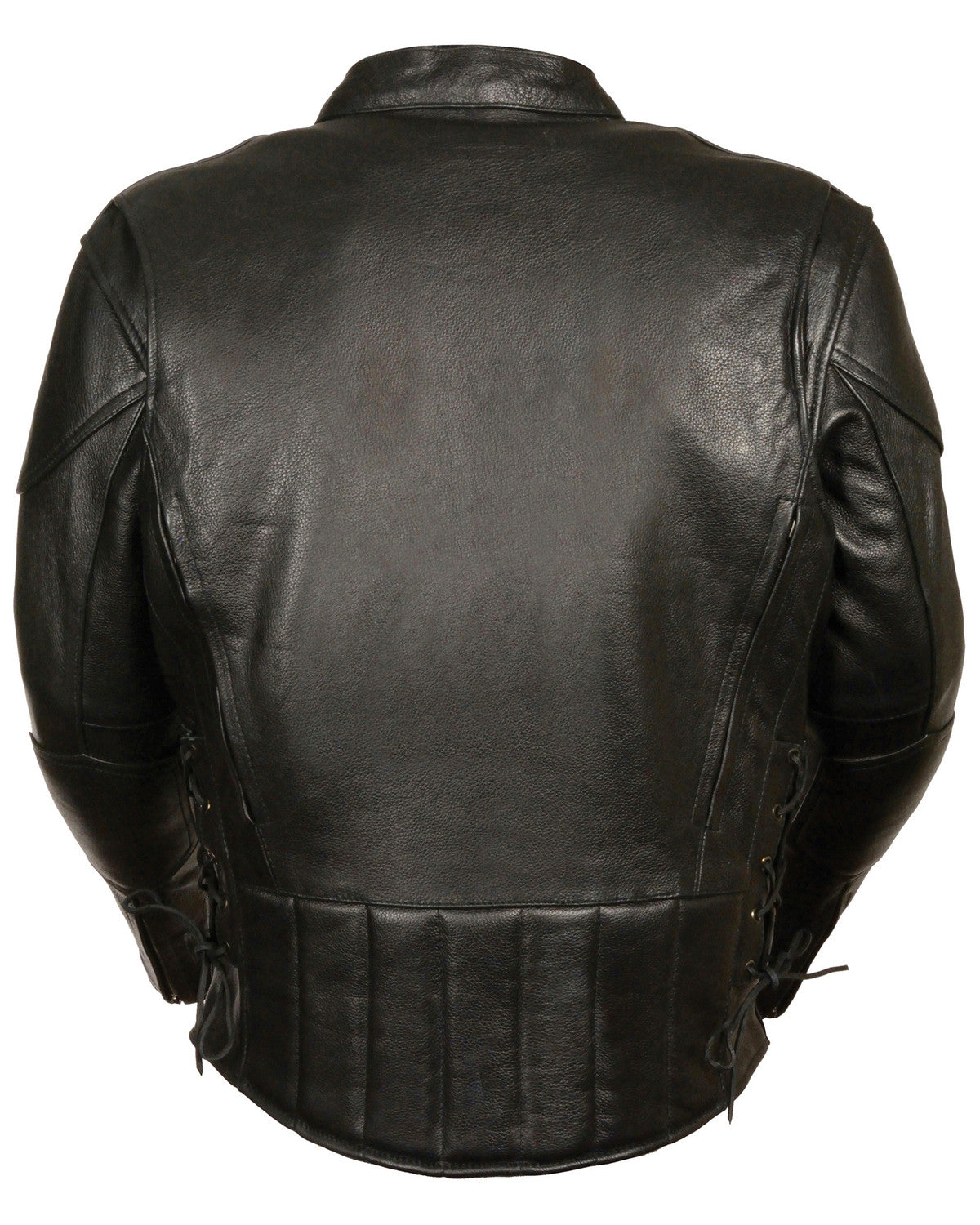 Men’s Lace Side Vented Scooter Jacket | Adjustable Fit Cruiser Outerwear | Full Grain Apparel