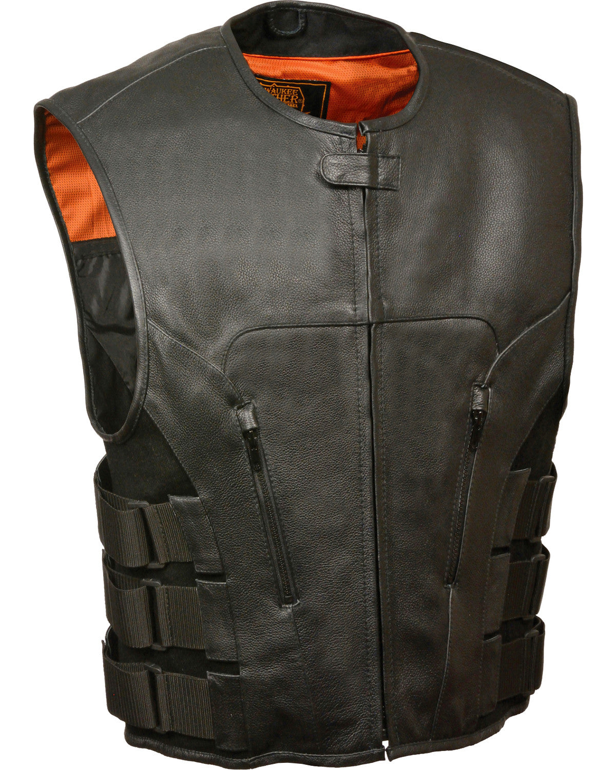 Men’s Style Zipper Front Vest | Modern Streamlined Utility | Full Grain Apparel