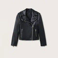 Women’s Black Lambskin Biker Leather Jacket | Ultra-Soft Premium Moto | Full Grain Apparel