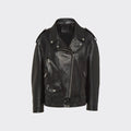 Women’s Black Biker Leather Jacket | Signature Full-Grain Moto | Full Grain Apparel