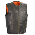 Men’s Zipper Front Vest with Side Stretch Flex | The "Perfect Fit" Performance Layer | Full Grain Apparel