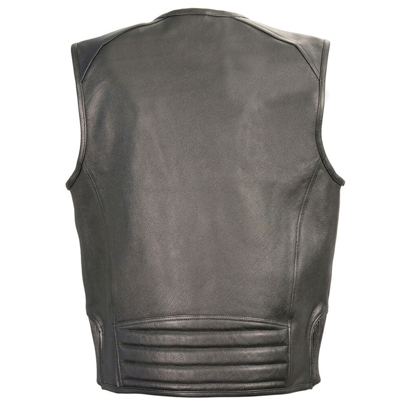 Men’s Zipper Front Vest with Side Stretch Flex | The "Perfect Fit" Performance Layer | Full Grain Apparel