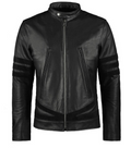 Men’s Black Biker Leather Jacket | Signature Moto Outerwear | Full Grain Apparel