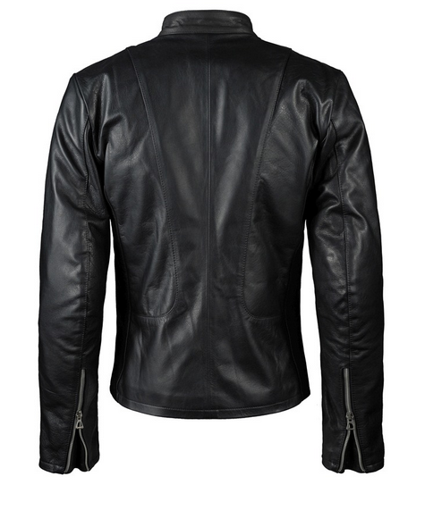 Men’s Essential Black Biker Leather Jacket | Definitive Moto Outerwear | Full Grain Apparel