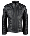 Men’s Classic Black Biker Leather Jacket | Essential Moto Outerwear | Full Grain Apparel