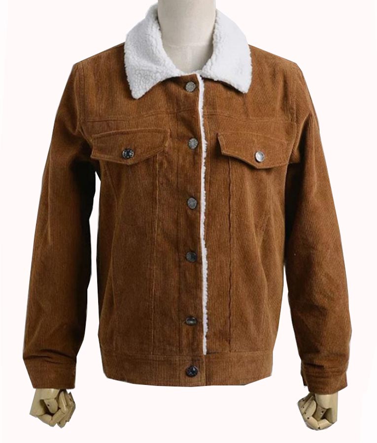 Men’s Shazam Billy Batson Brown Jacket | Rugged Street Heroism | Full Grain Apparel