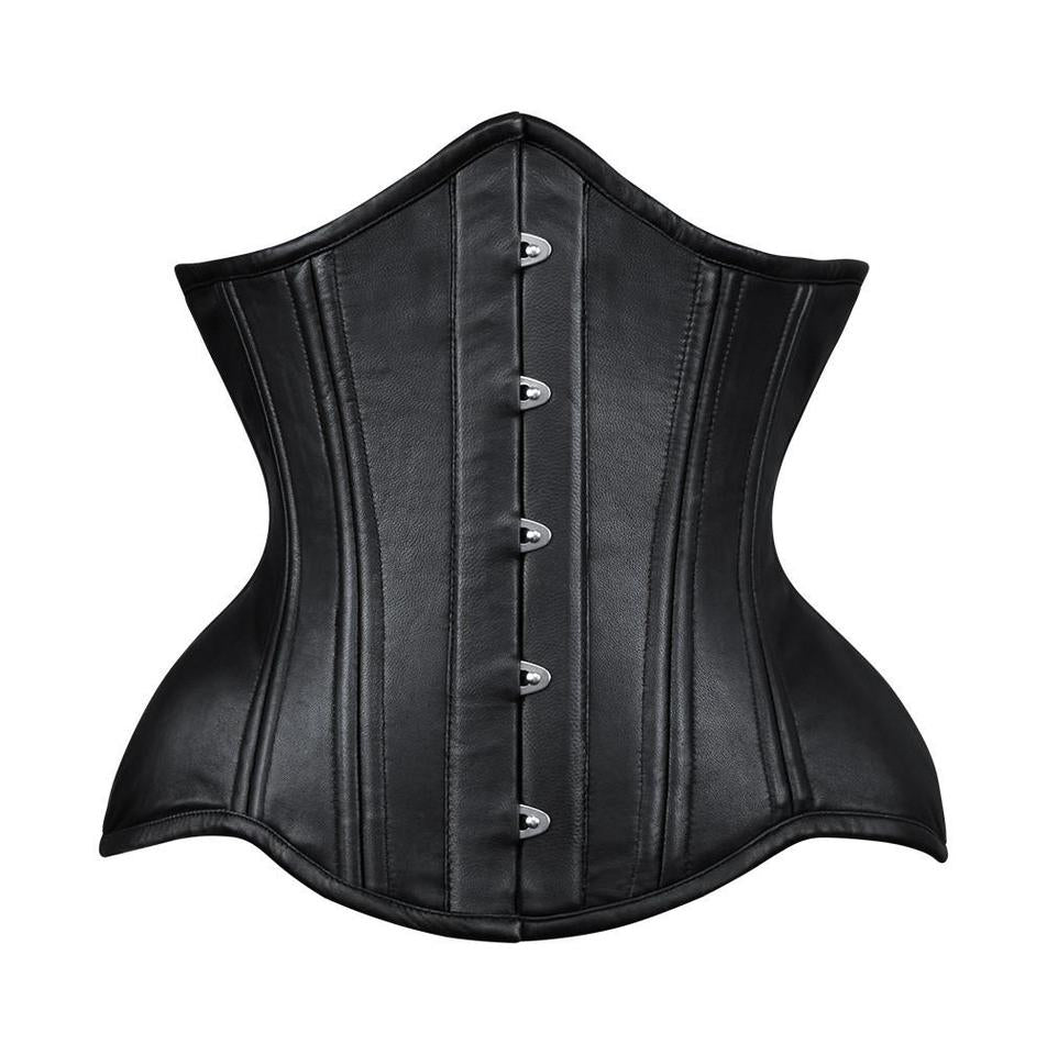 Rinnaa Curvy Waist Trainer in Sheep Nappa Leather | Full Grain Apparel