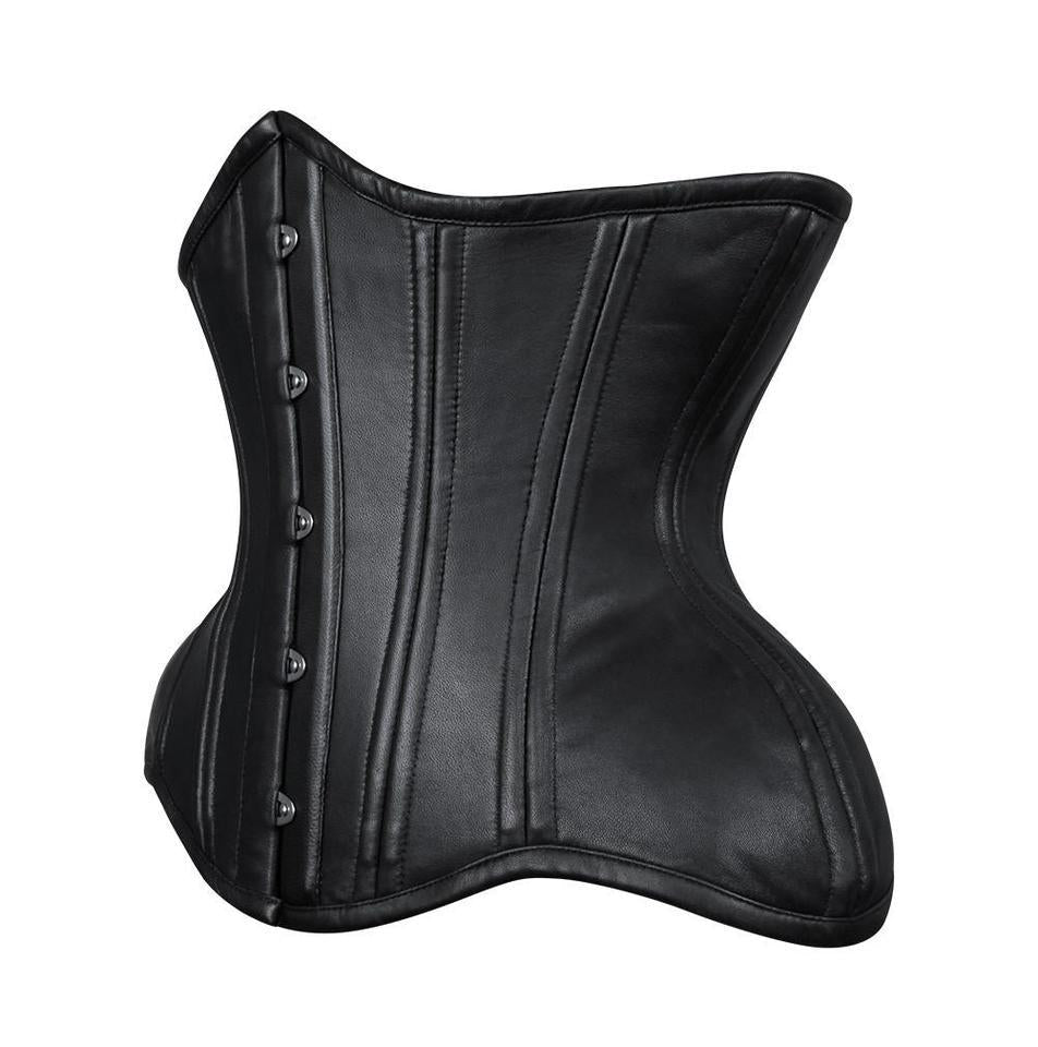 Rinnaa Curvy Waist Trainer in Sheep Nappa Leather | Full Grain Apparel