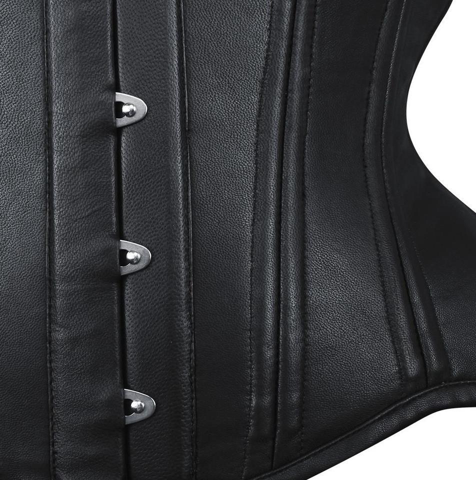 Rinnaa Curvy Waist Trainer in Sheep Nappa Leather | Full Grain Apparel