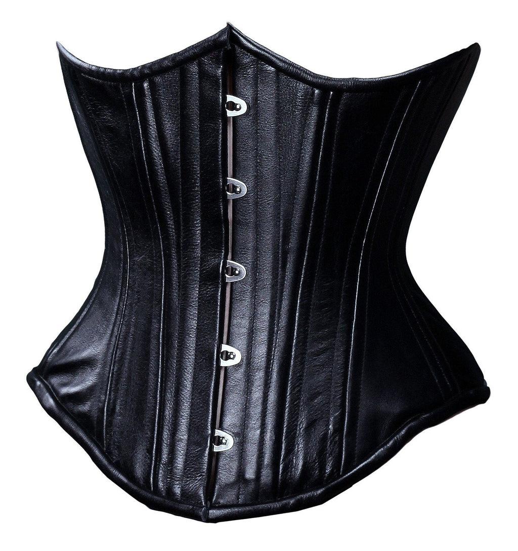 Black Sheep Nappa Leather Corset | Full Grain Apparel