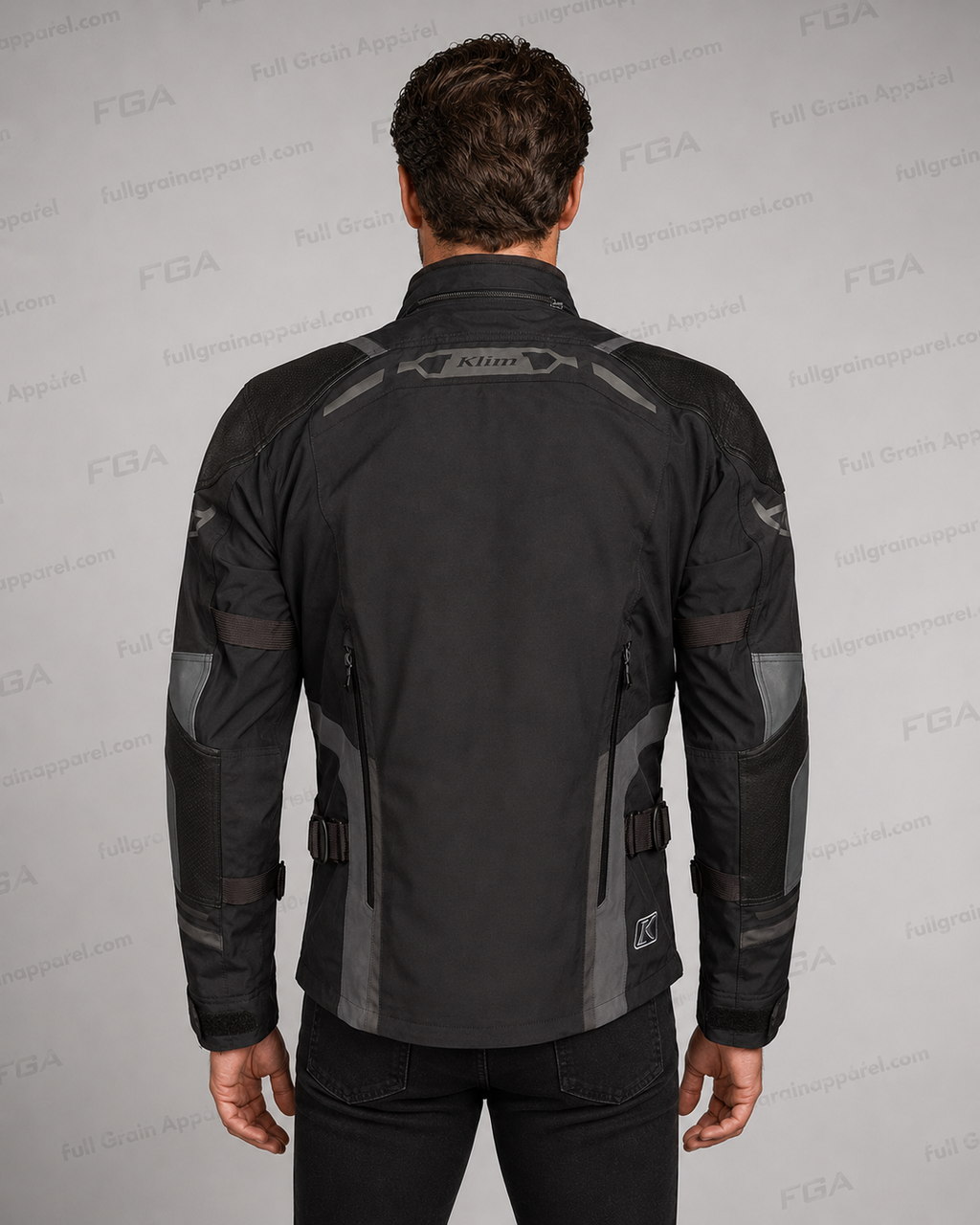 Men’s KLIM Latitude Black Motorcycle Touring Jacket By FGA