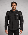 Men’s KLIM Latitude Black Motorcycle Touring Jacket By FGA