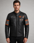 Men's Harley-Davidson Racing Leather Jacket | Full Grain Apparel