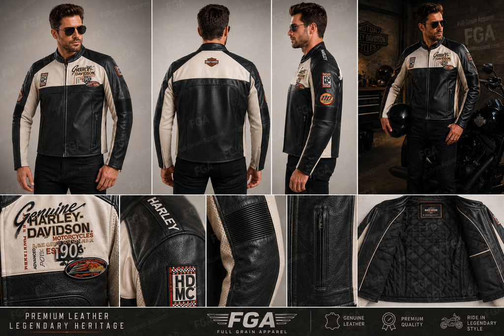 Men's Harley-Davidson 1903 Leather Jacket | Full Grain Apparel