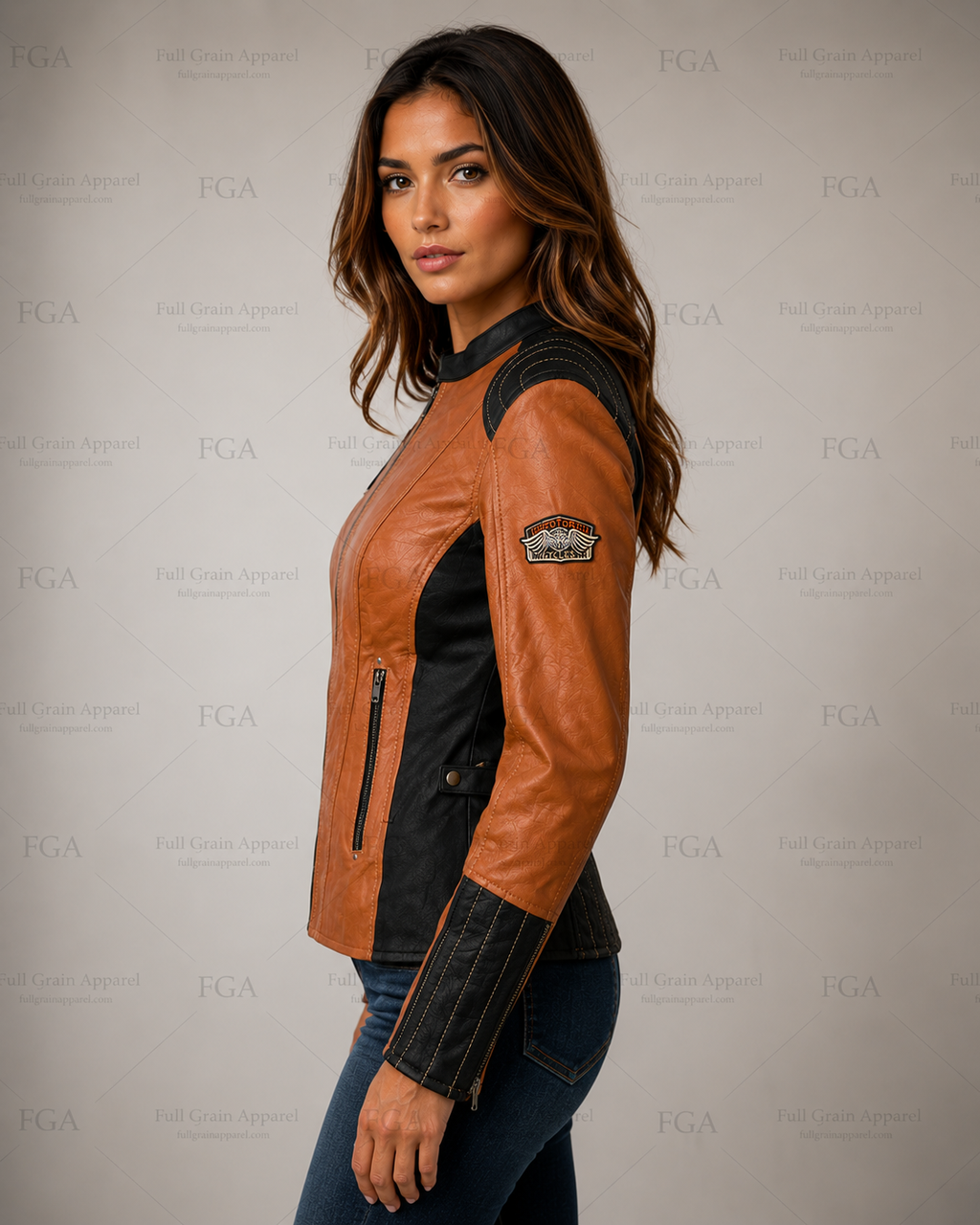 Women’s Harley-Davidson Leather Motorcycle Jacket | Full Grain Apparel