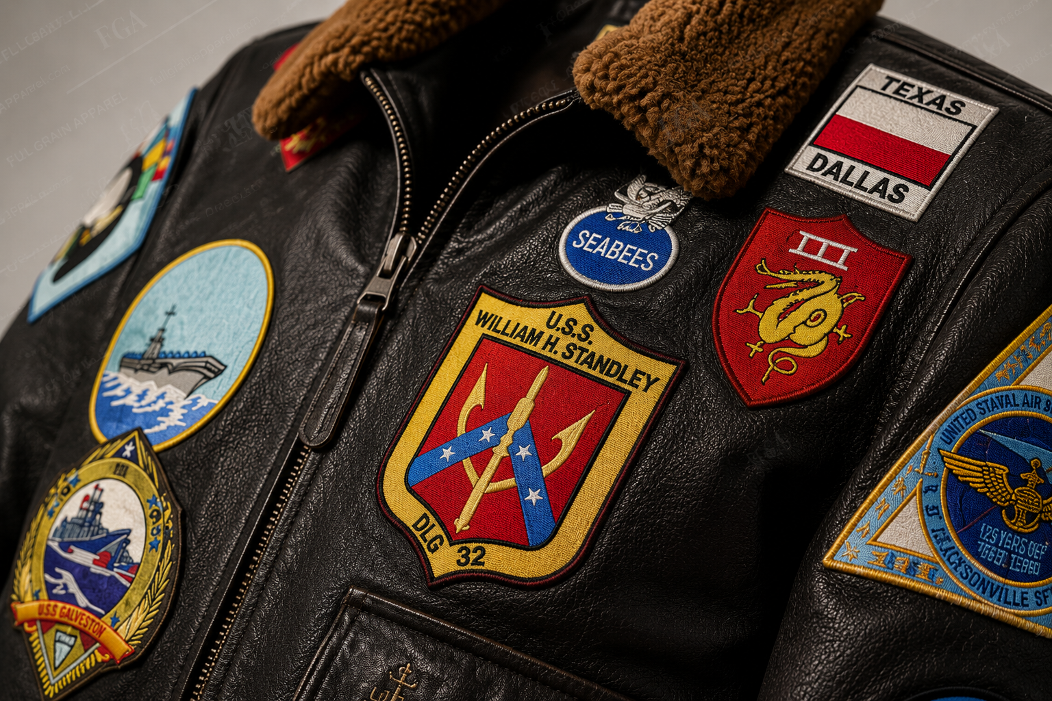 Men's Top Gun G-1 Naval Aviator Leather Jacket | Full Grain Apparel