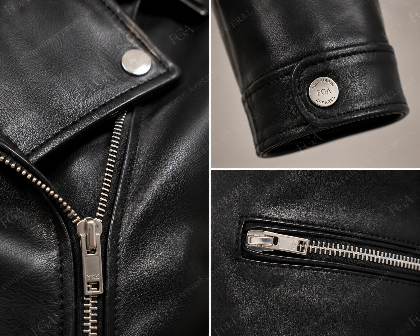 Women's Black Biker Leather Jacket | Minimalist Moto | Full Grain Apparel