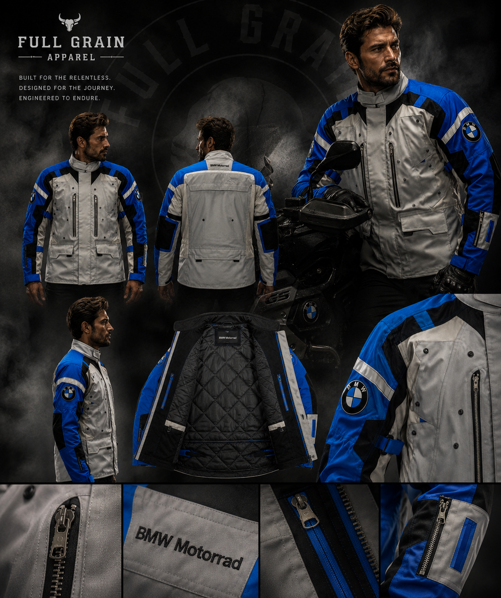 BMW Motorrad Touring Motorcycle Jacket Men | Adventure Riding Gear