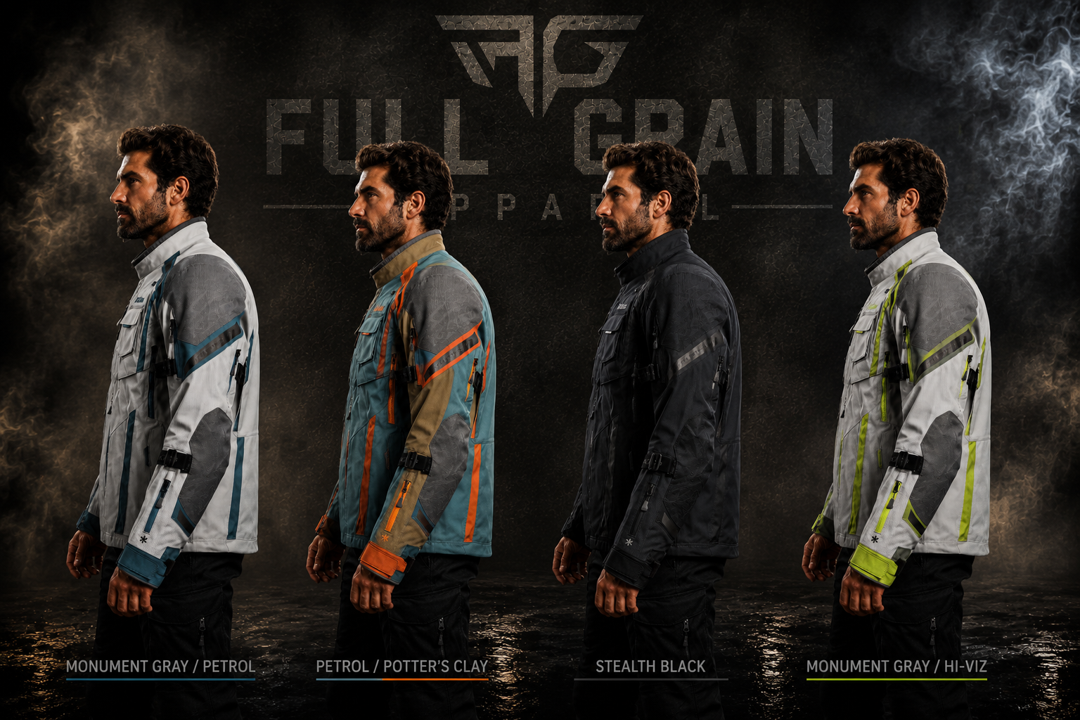 Chaqueta de travesía para hombre Klim Badlands Pro | Ropa de piel plena flor