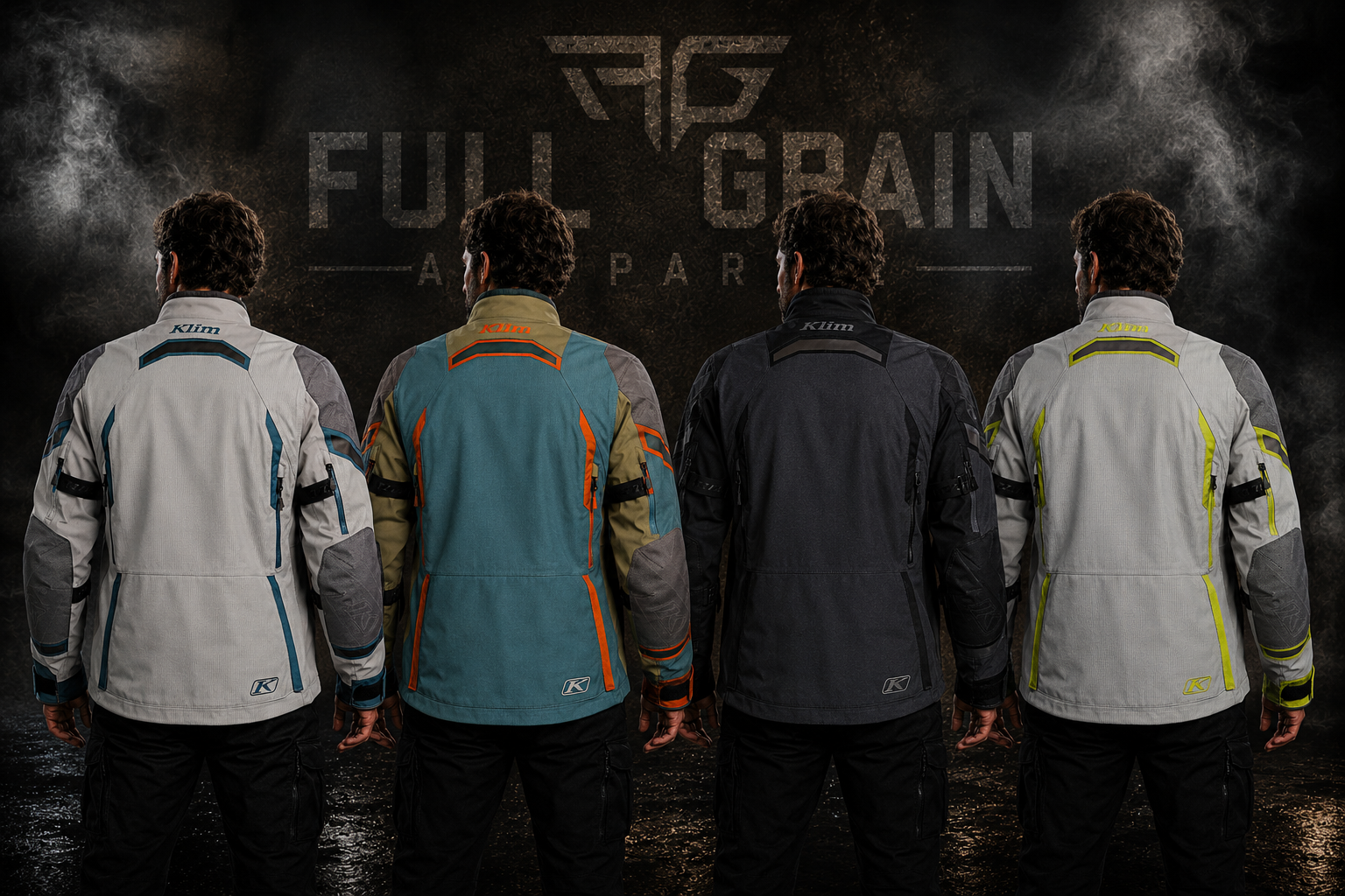 Chaqueta de travesía para hombre Klim Badlands Pro | Ropa de piel plena flor