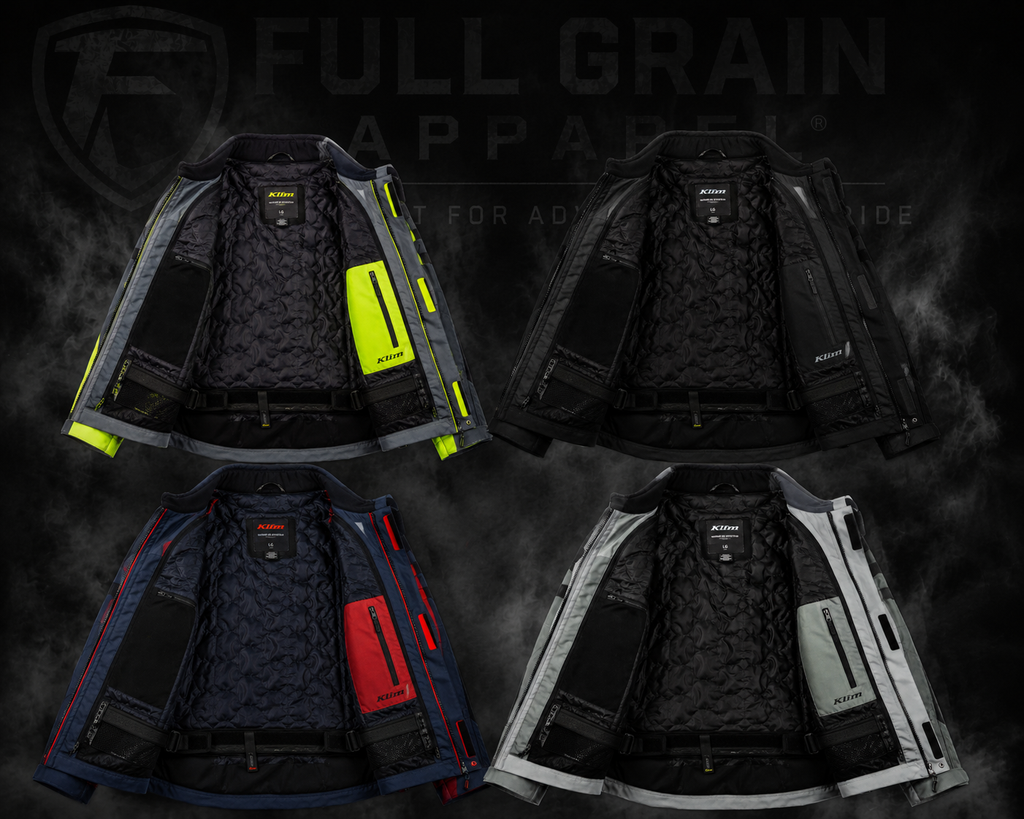 Men's Adventure Touring Motorcycle Jacket _ Klim Riding Gear_ Full Grain Apparel