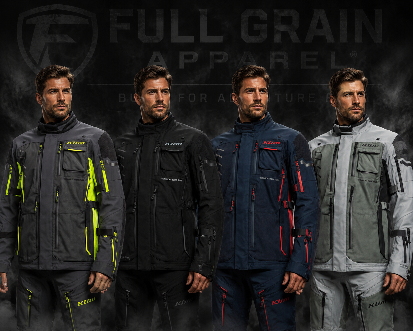 Men's Adventure Touring Motorcycle Jacket _ Klim Riding Gear_ Full Grain Apparel