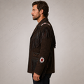 Men’s Vintage Fringe Leather Jacket | Western Cowboy | Full Grain Apparel
