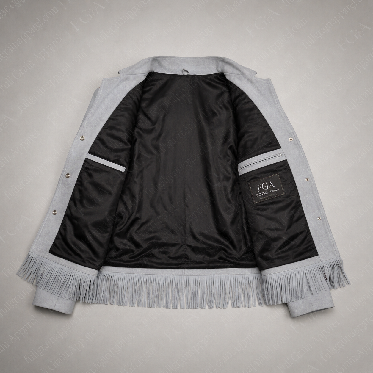 Men’s Western Fringe Suede Jacket | Cowboy Style | Full Grain Apparel