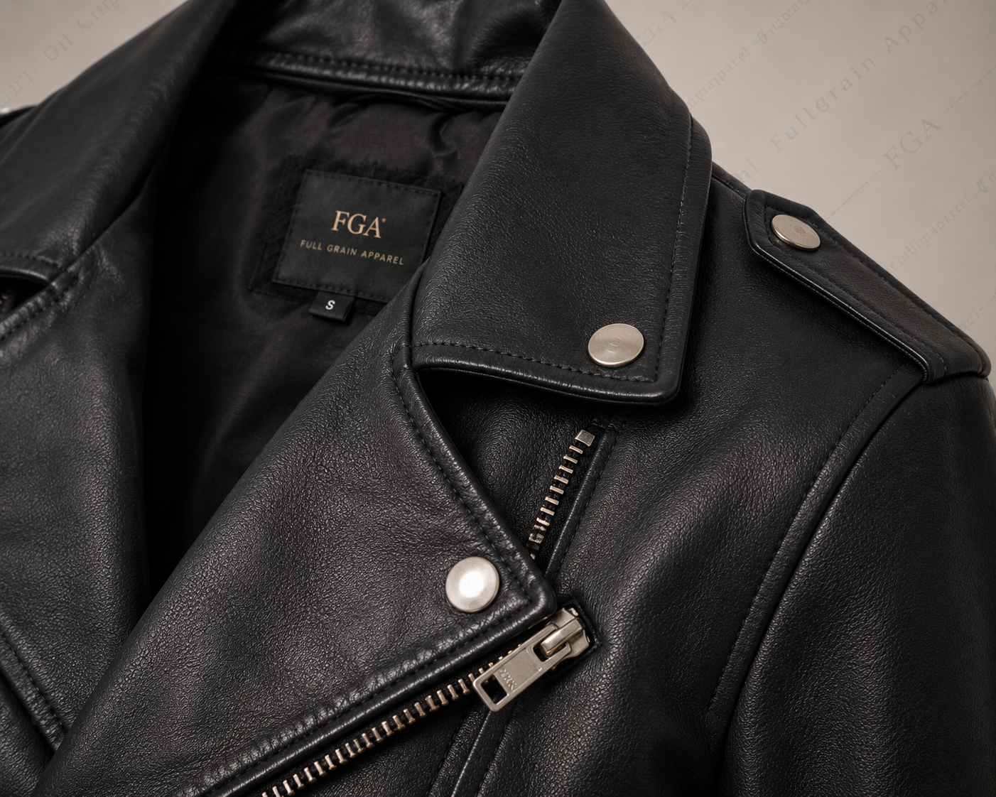 Women's Black Leather Biker Jacket – Classic Moto Style Full Grain Apparel