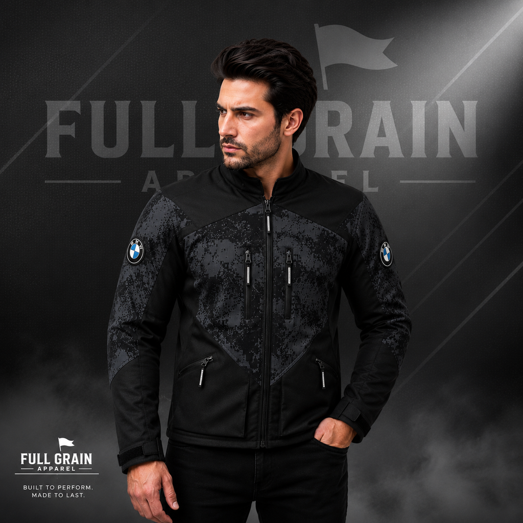 Men’s BMW Motorrad GS Rallye Air Jacket Summer Touring Riding Gear Full Grain Apprael