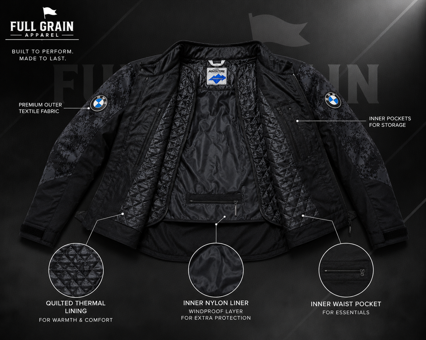 Chaqueta de hombre BMW Motorrad GS Rallye Air para verano, ropa de motociclismo, equipación de piel de plena flor