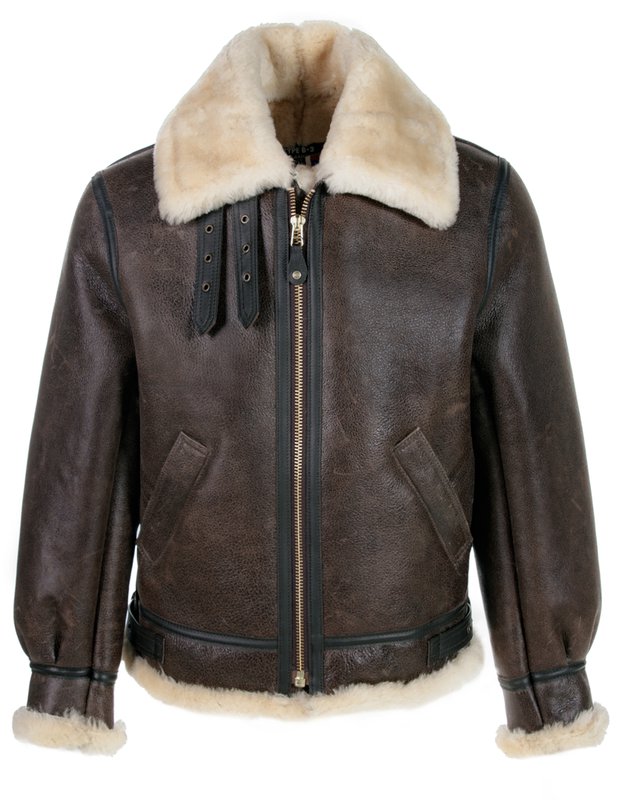 Men’s Classic B-3 Sheepskin Leather Bomber Jacket | Aviator | Full Grain Apparel