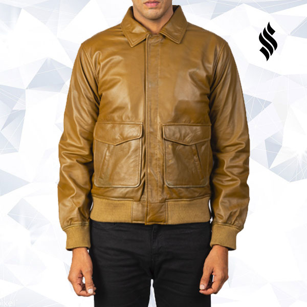 The "Coffmen" Olive Brown Leather Bomber | Earth-Tone Aviation Edition | Full Grain Apparel