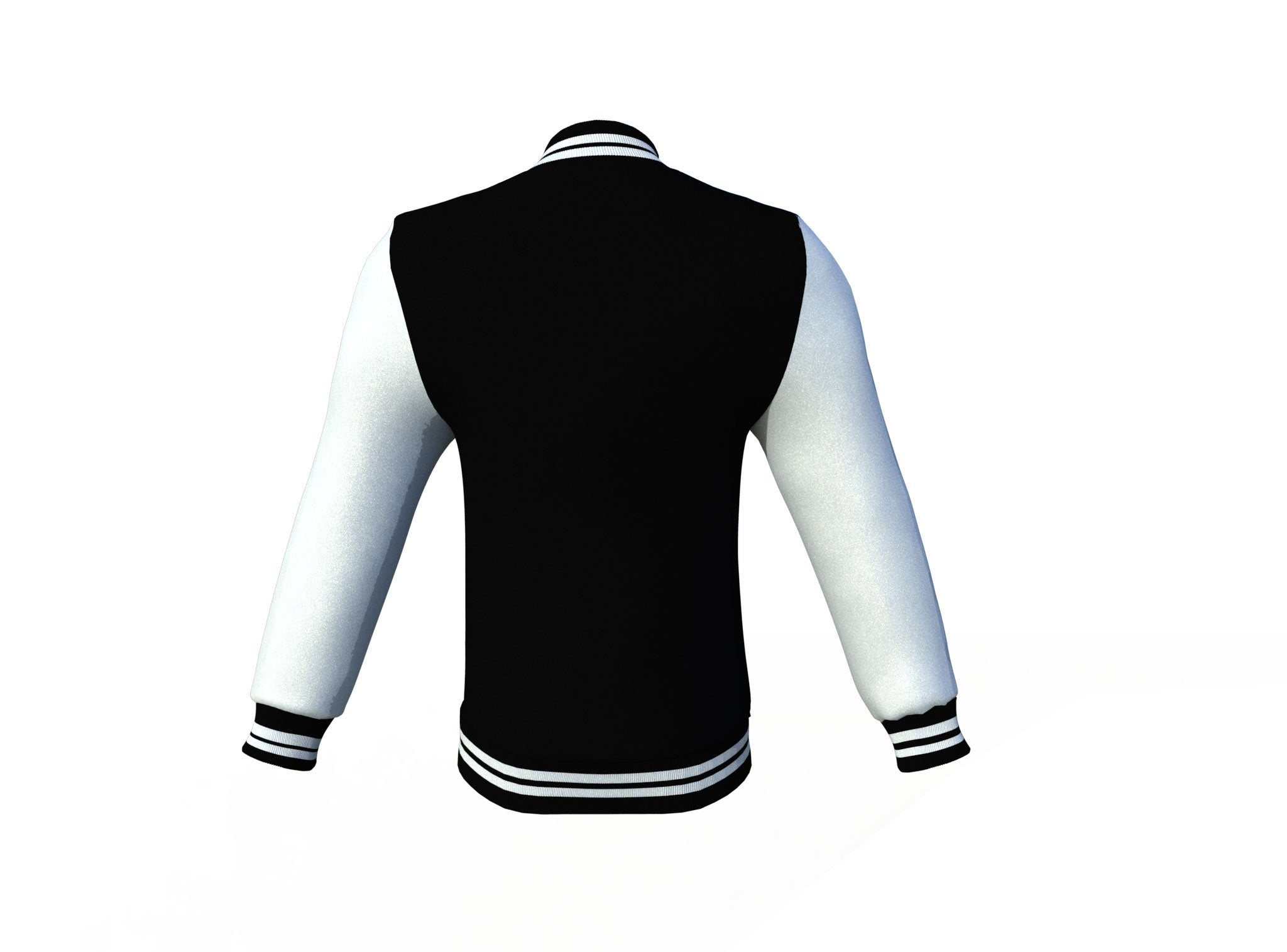 Black Varsity Jacket - Men’s Leather Letterman | Full Grain Apparel