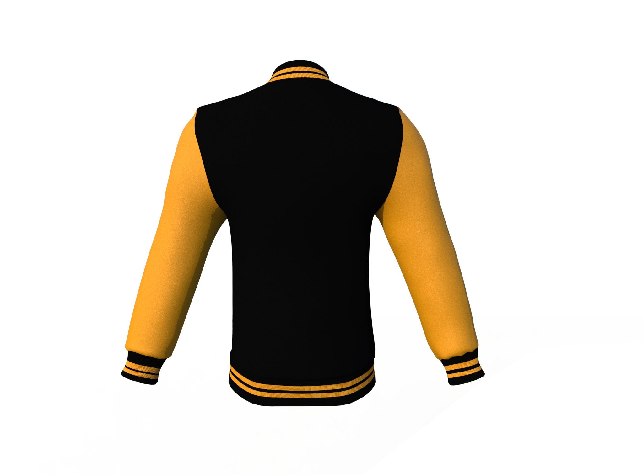 Black & Gold Varsity Jacket - Custom Letterman | Full Grain Apparel
