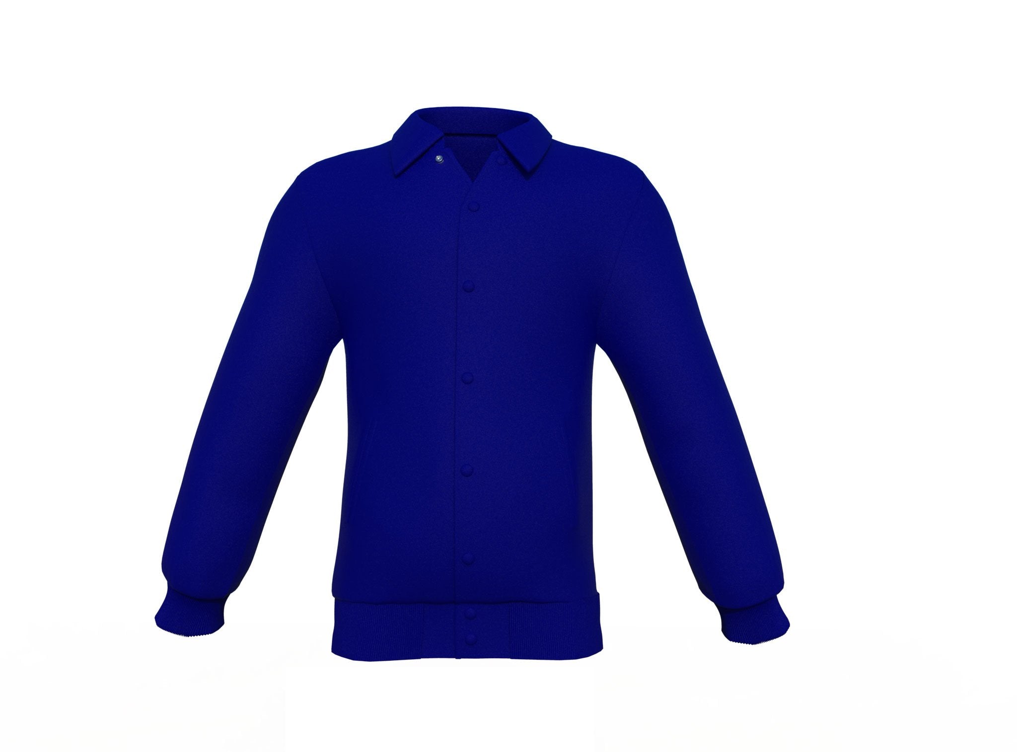 All Navy Varsity Jacket - Custom Leather Letterman | Full Grain Apparel