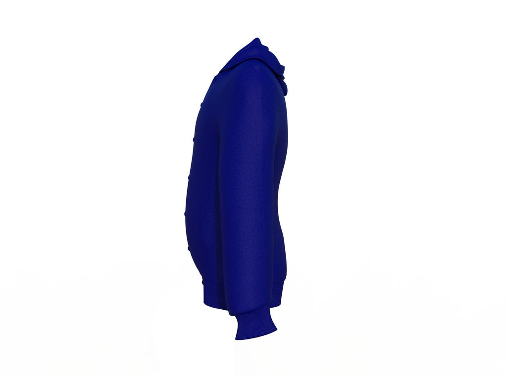 All Navy Varsity Jacket - Custom Leather Letterman | Full Grain Apparel