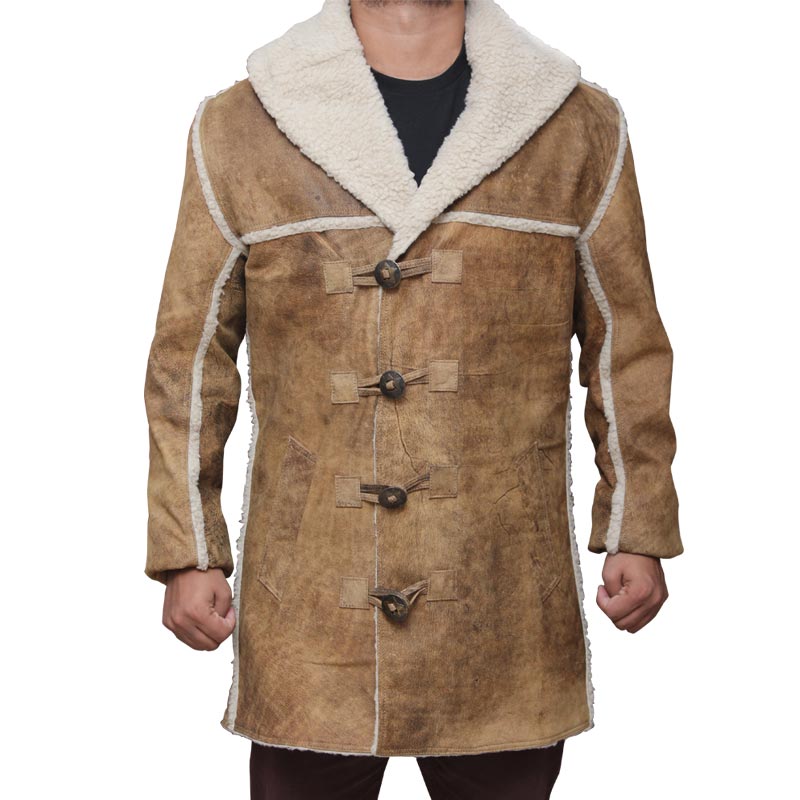 Men’s Hell On Wheels Shearling Leather Coat | Full Grain Apparel