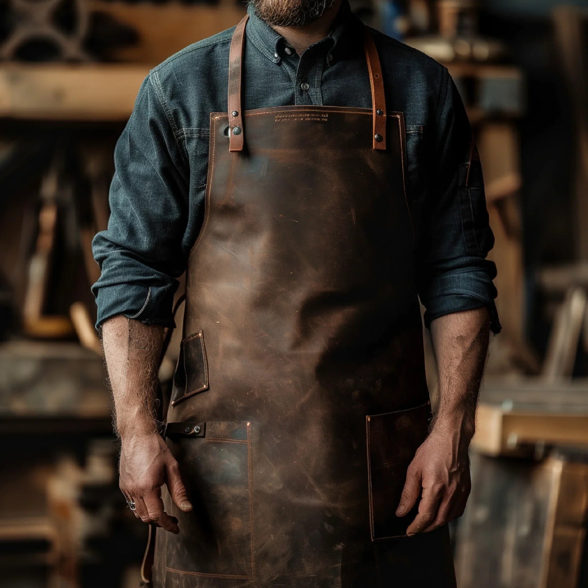 Protective Forge Guard Blacksmith Apron