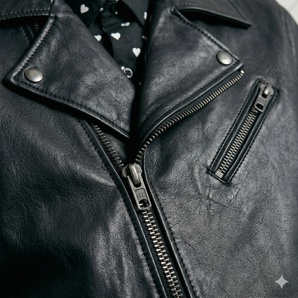 Men's Black Leather Cafe Racer Jacket | Premium Moto Style | Full Grain Apparel