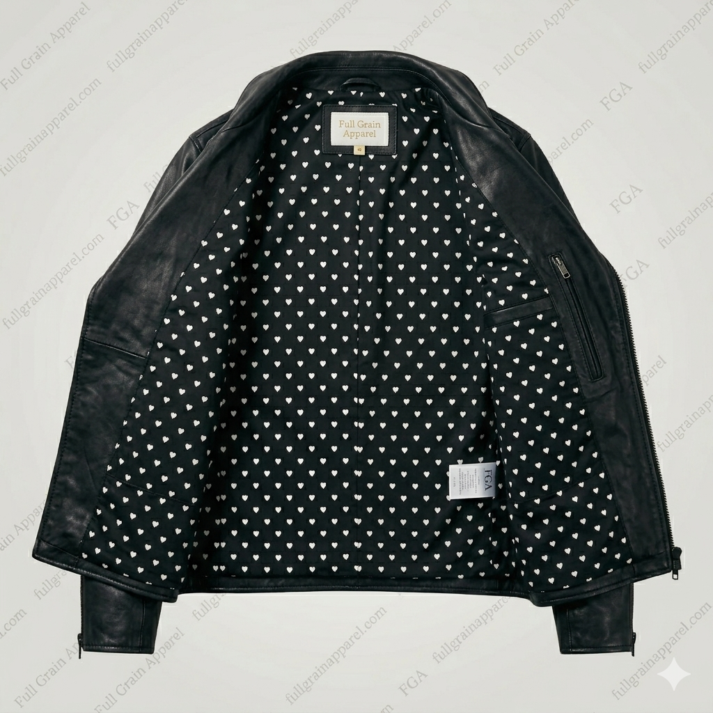 Men's Black Leather Cafe Racer Jacket | Premium Moto Style | Full Grain Apparel