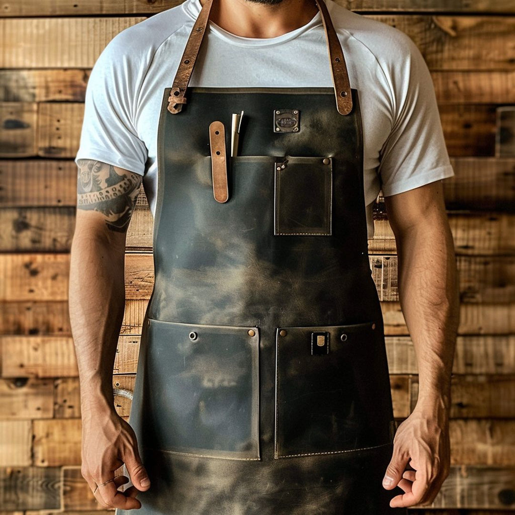 Grill Gladiator Leather Butchery Apron