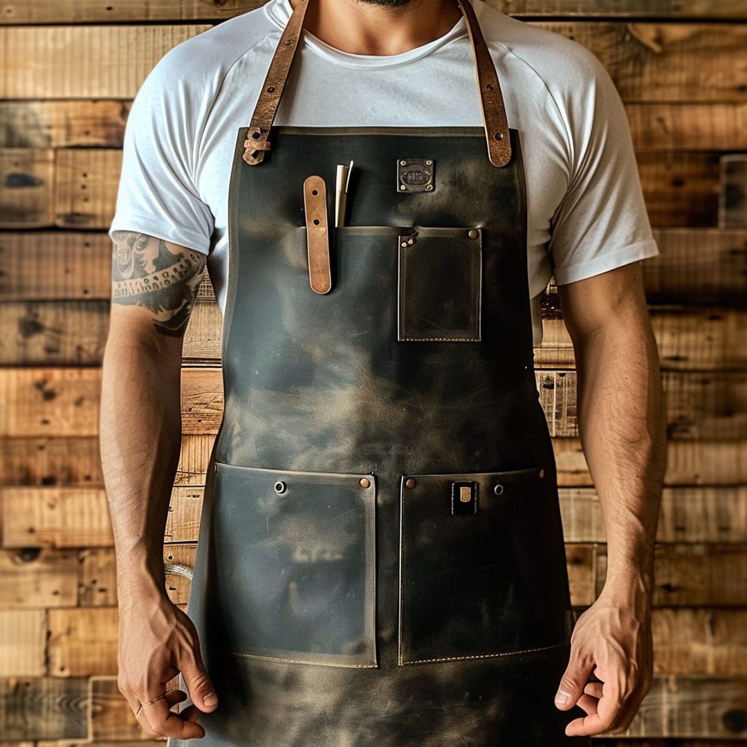 Grill Gladiator Leather Butchery Apron