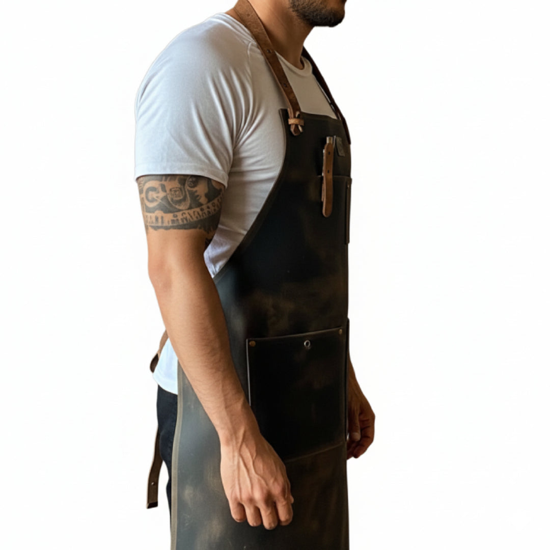 Grill Gladiator Leather Butchery Apron