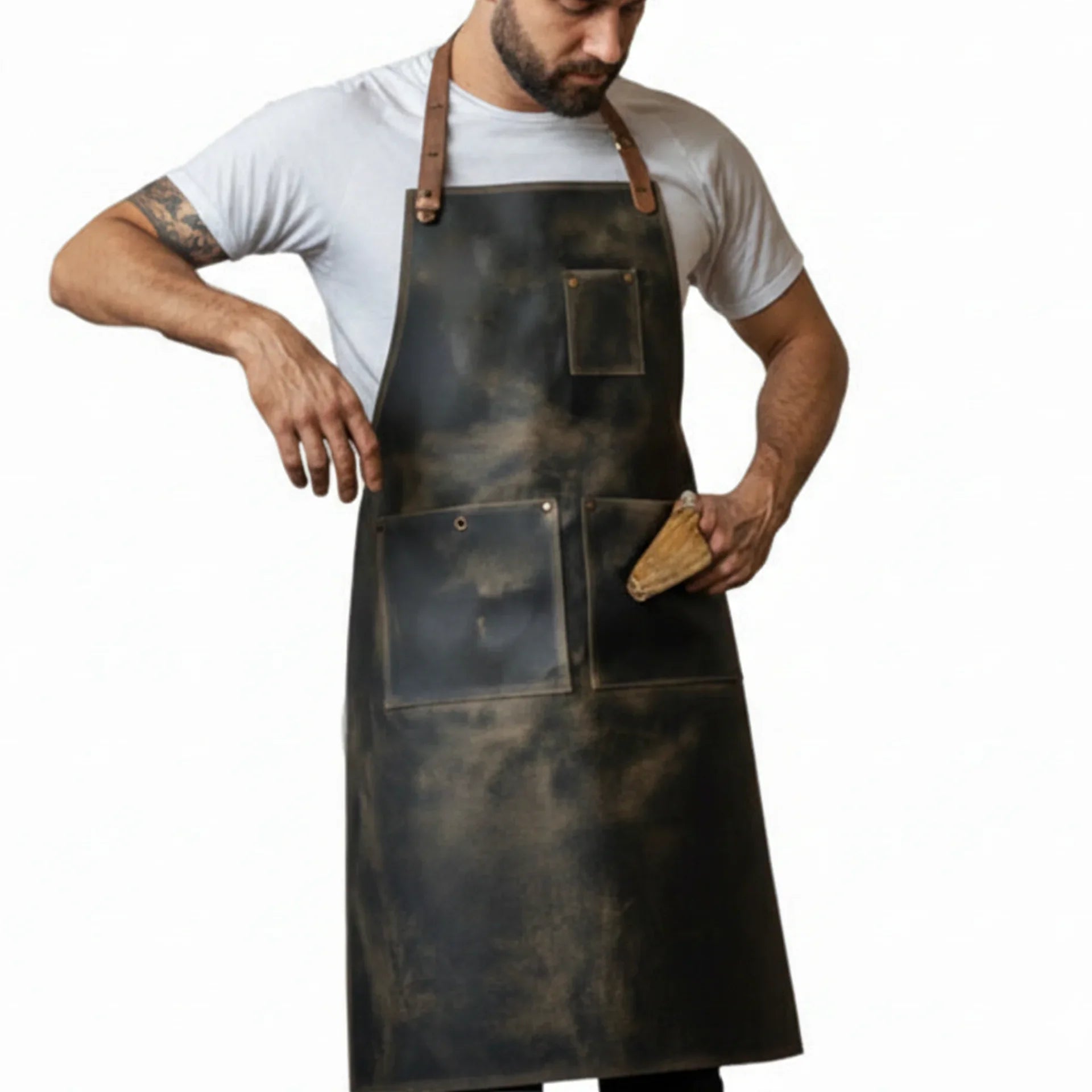 Grill Gladiator Leather Butchery Apron