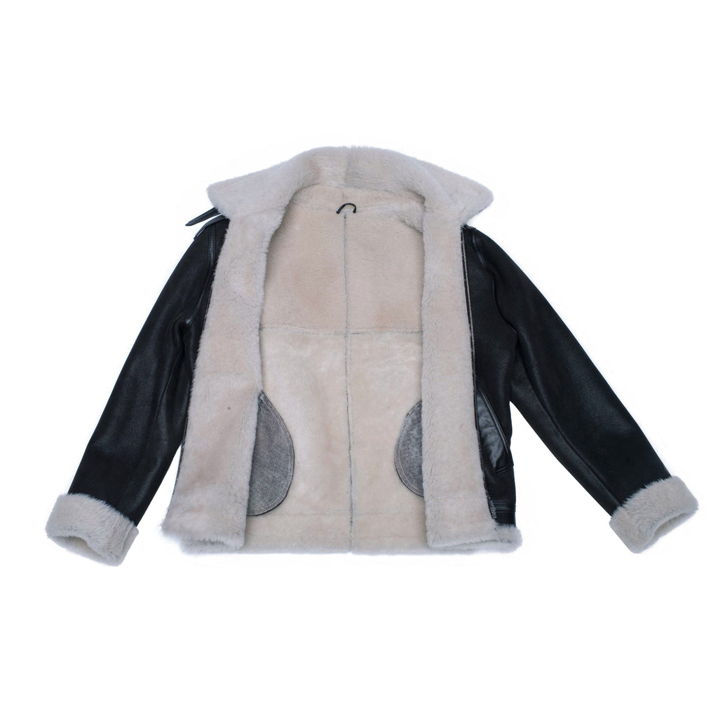 Men's Hampton’s Classic Brown Bomber Aviator | Spanish Merino | Full Grain Apparel