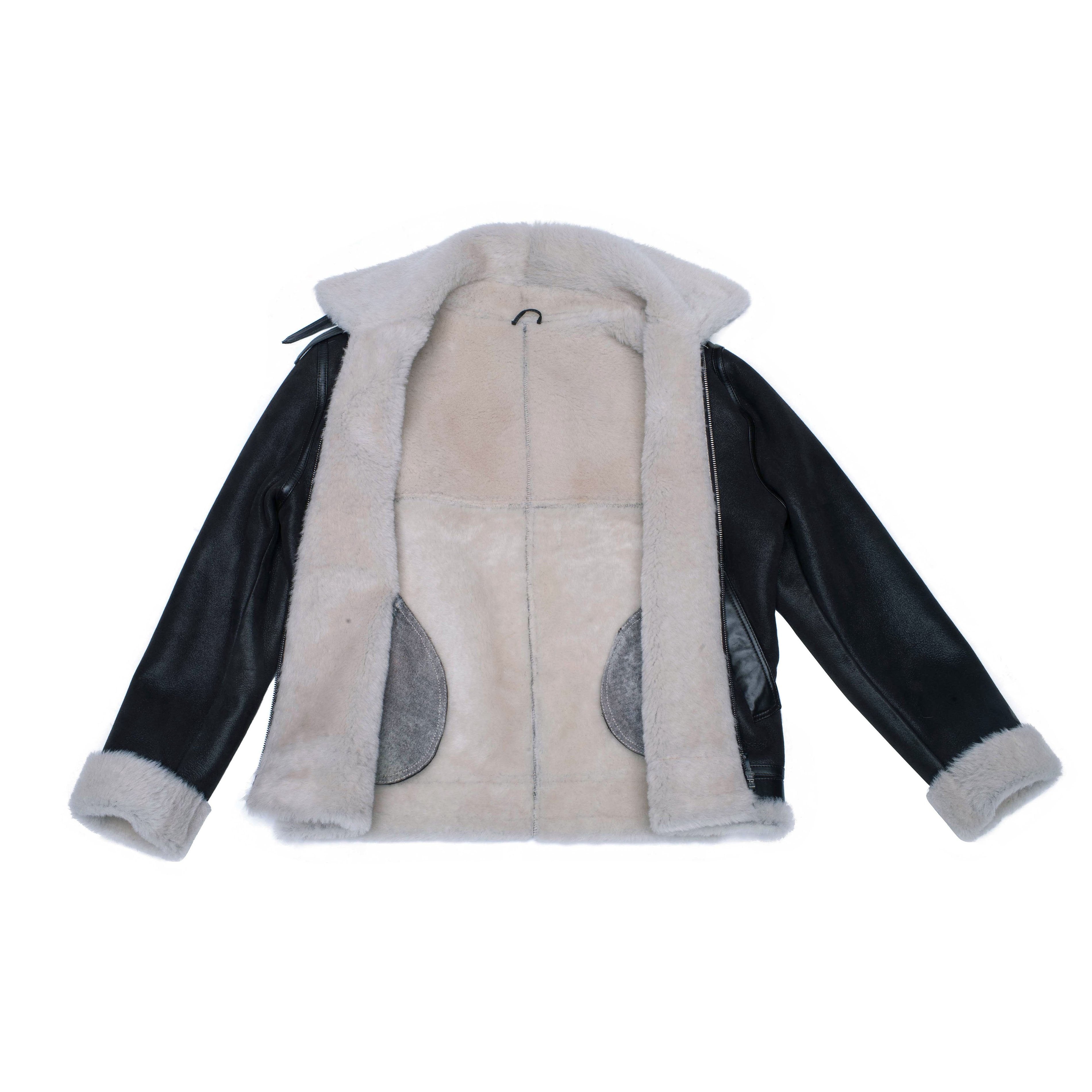 Men's Hampton’s Classic Brown Bomber Aviator | Spanish Merino | Full Grain Apparel