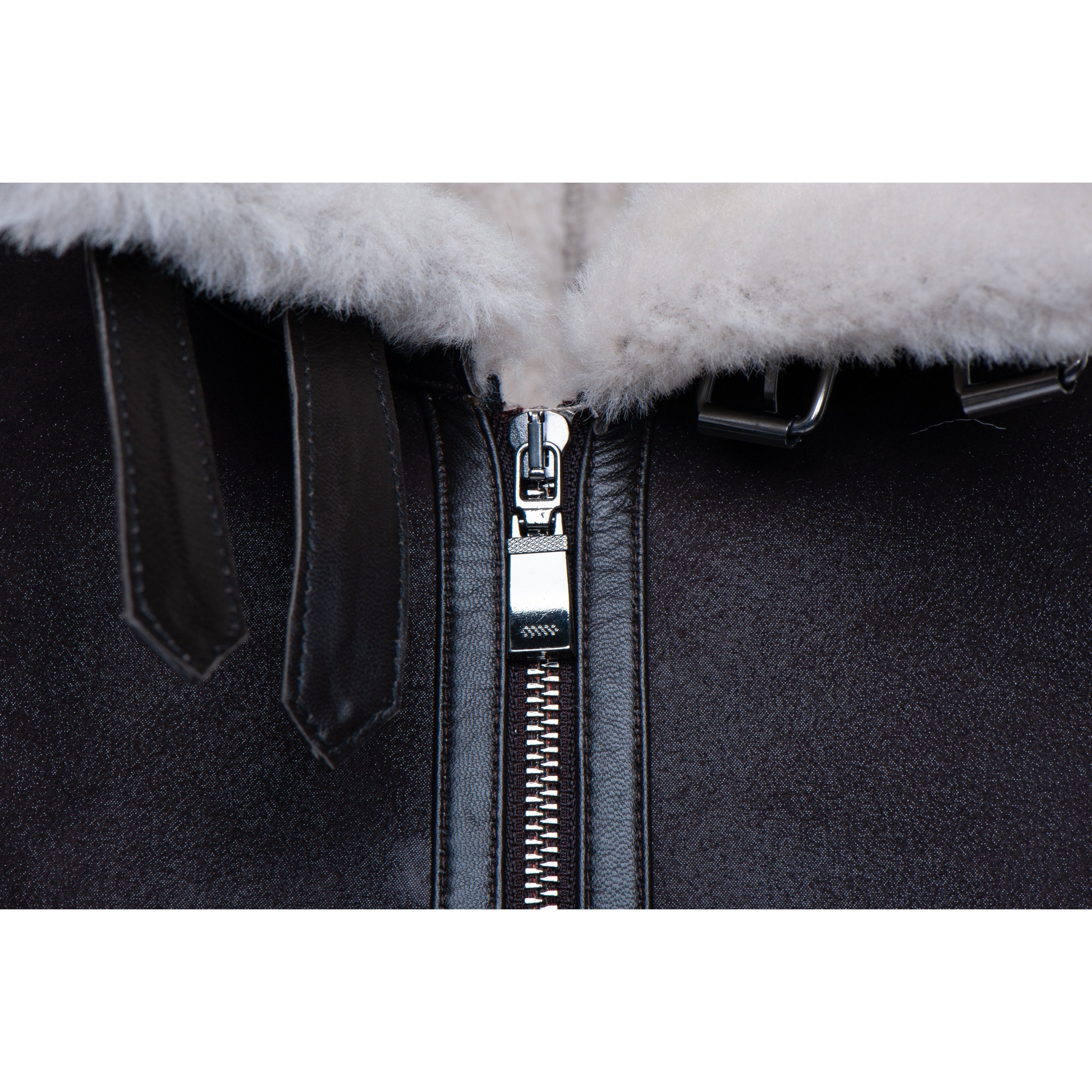 Men's Hampton’s Classic Brown Bomber Aviator | Spanish Merino | Full Grain Apparel