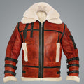 Men’s Aviator RAF B6 Waxed Sheepskin Bomber Jacket | Full Grain Apparel